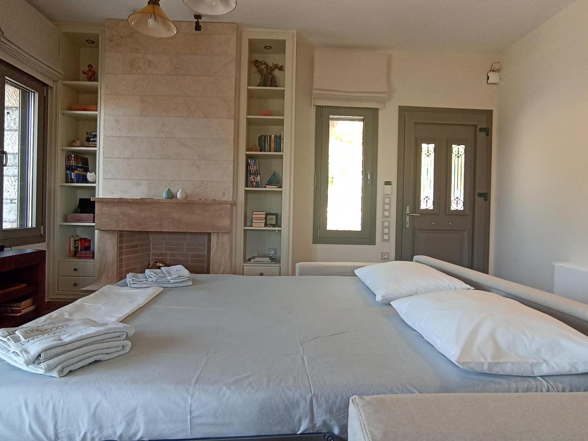 Seaside Retreat House Villa Paralia Sergoulas Bagian luar foto